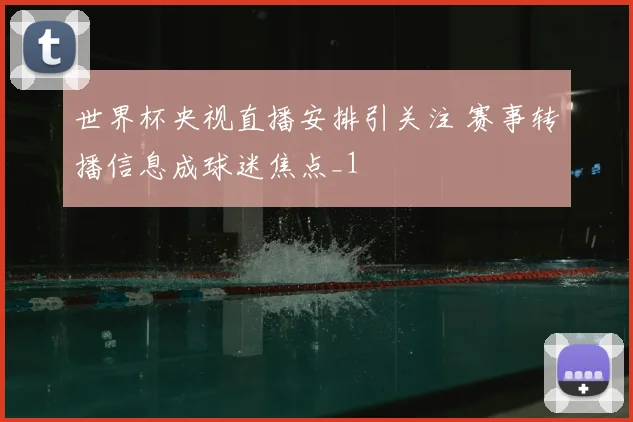 世界杯央视直播安排引关注 赛事转播信息成球迷焦点_1